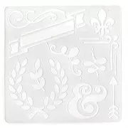 Pochoir pour stylo Heatwave - 17,8x17,8 cm Ornement