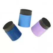 Assortiment de 3 bouchons de rechange mousse Poly-Fast Bl Marine/Bleu/Lilas