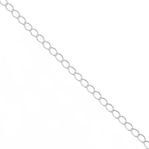 Chaîne maille Rombo plate 3,1 mm en Argent 925 x 50cm