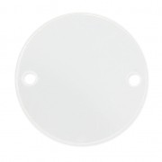 Intercalaire rond 2 trous en plexiglas 25 mm Crystal x1