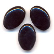 Olives plates 20x14 mm Jet  x5|raw }}