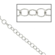 Chaîne maille forçat 3 mm argenté x1m|raw }}