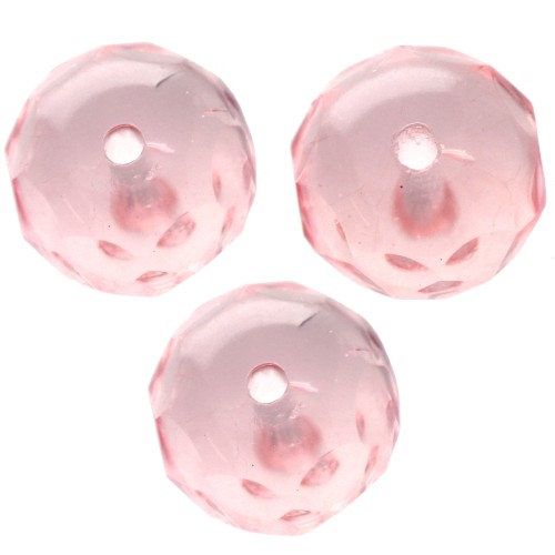 Donuts 9x6 mm Rosaline x25