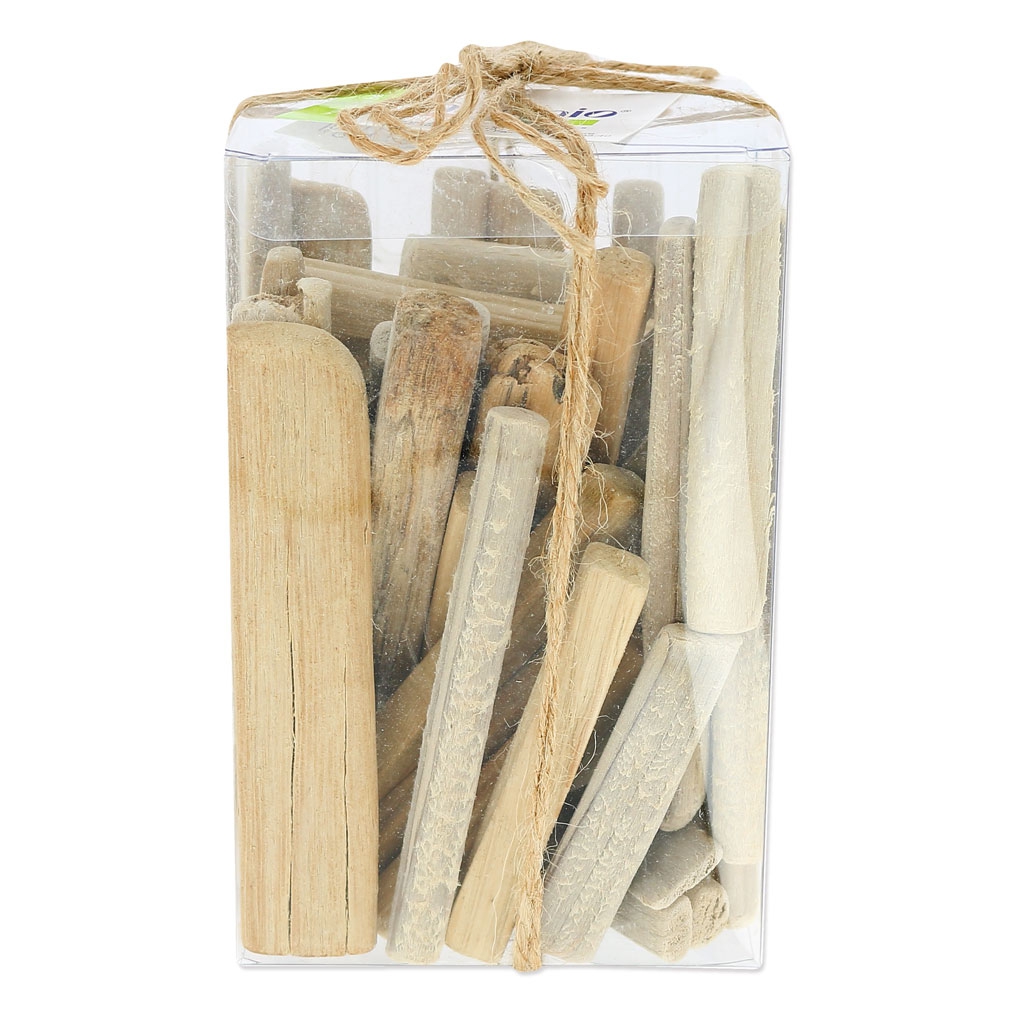 Assortiment De Planchettes En Bois Flotte 8 A 12 Cm Naturel X250g Perles Co