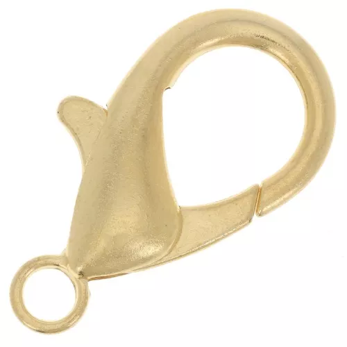 Fermoir mousqueton 29x15 mm - Doré à l'or fin x1