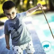 Transfert thermocollant textile 18x14 cm Aigle x1