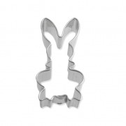 Mini emporte-pièce en fer blanc pour modelage 30 mm Lapin assis|raw }}