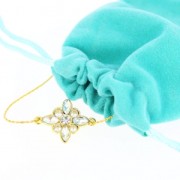 Pochon en velours pour bijoux 65x85 mm Dark Turquoise x1