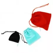 Pochon en velours pour bijoux 65x85 mm Dark Turquoise x1