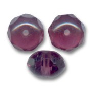 Donuts 9x6 mm Amethyst x25