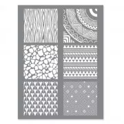 Silk Screen Graine Créative pour Pâte polymère 114x153 mm - Motif Ethnique