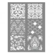 Silk Screen Graine Créative pour Pâte polymère 114x153mm- Motif Hindou