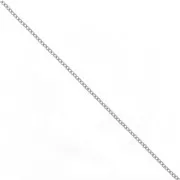 Chaîne maille Forçat limée 1.6x2 mm en Acier inoxydable x97 cm