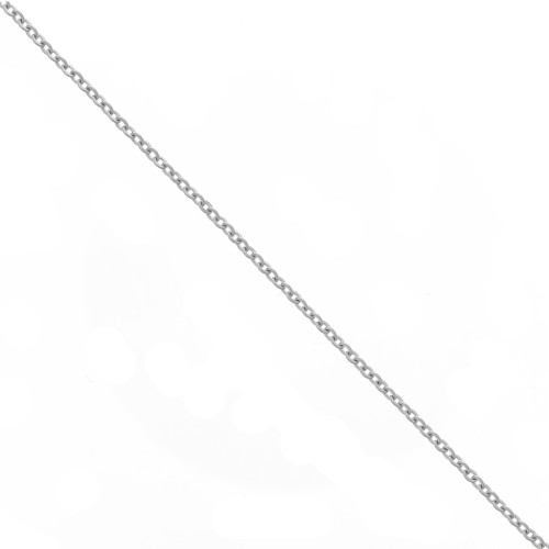 Chaîne maille Forçat limée 1.6x2 mm en Acier inoxydable x97 cm