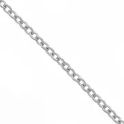 Chaîne maille Forçat limée 1.6x2 mm en Acier inoxydable x97 cm