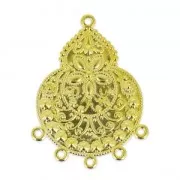 Pendentifs légers à décorer 42 mm doré x2