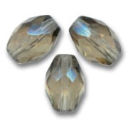 Olives facettées 11x8 mm Black Diamond x20