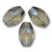 Olives facettées 11x8 mm Black Diamond x20