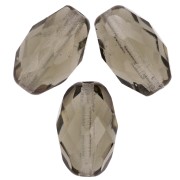 Olives facettées 12x7.5 mm Black Diamond x20