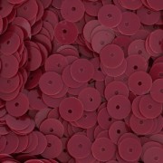 Sequins en plastique  imitation perles Heishi 6 mm Bordeaux x50g