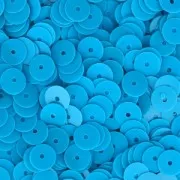 Paillettes plastique imitation perles Heishi 6 mm Turquoise x50g