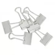 Pinces double clip Paper Poetry 25 mm rhodié x12