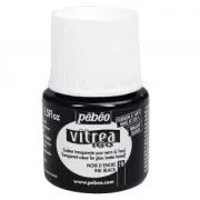 Peinture Vitrea 160 Pébéo Noir d'Encre (n°19) brillante x45ml