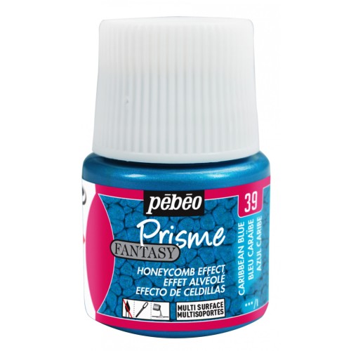 Peinture Multi-Supports à Effets Fantasy Prisme Pébéo Bleu Caraïbe (n°39) x45ml