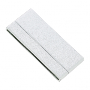 Fermoir aimanté 54 mm pour lacet de 2 mm - Argenté effet diamanté x1