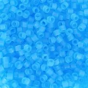 Miyuki Delica 11/0 DB1269 - Transparent Ocean Blue Mat x8g