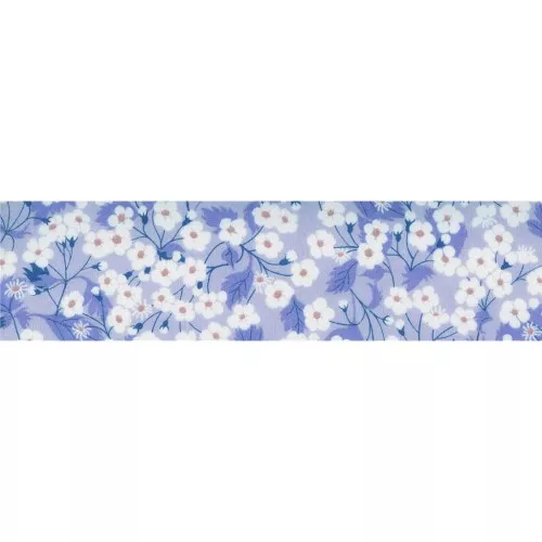 Biais en tissu Liberty - Mitsi - Bleuet x1m