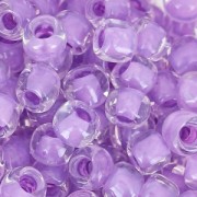 Rocaille Toho 6/0 TO6R0943 - Crystal Lilac Lined  x8g|raw }}