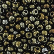 Perles rocailles Preciosa 9/0 2.5 mm - Brown Iris x20gr