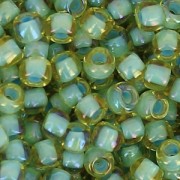 Rocaille Toho 11/0 TO11R952 - Light Topaz AB Sea Foam Lined  x8g|raw }}