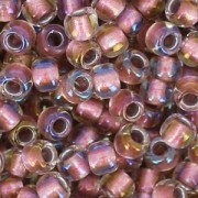 Rocaille Toho 11/0 TO11R267 - Crystal Rose Gold Lined x8g|raw }}