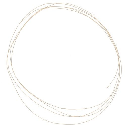 Fil souple 0.25 mm en Gold filled (or laminé) x 1 m