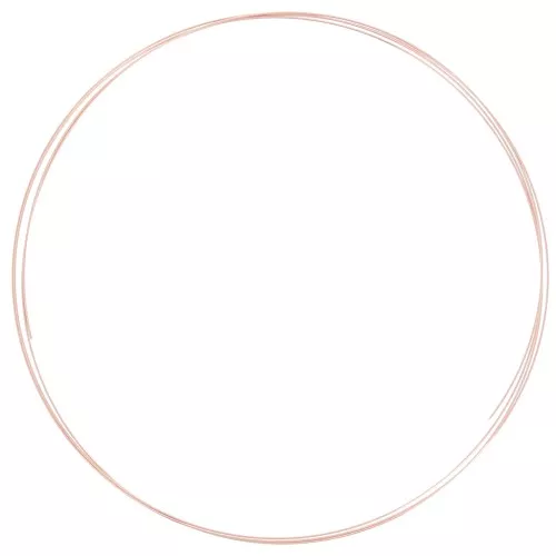 Fil souple 0.40 mm en Rose Gold filled (or laminé) x 1 m