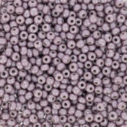 Perles rocailles Preciosa  11/0 2 mm - Mauve Nacré x20g