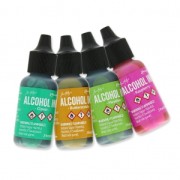 Encre transparente à alcool Adirondack Tim Holtz 14ml Juniper x1