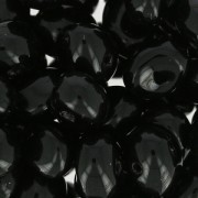 Perles en verre Tico Beads 5x7 mm Jet x25|raw }}