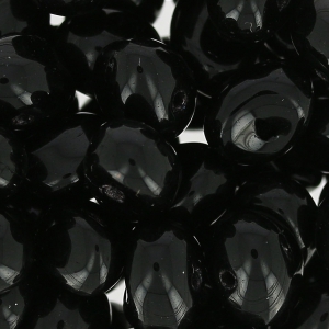 Perles en verre Tico Beads 5x7 mm Jet x25