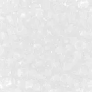 Perles rocailles Preciosa 9/0 2.5 mm - Crystal Mat x20g