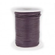 Cordon cuir 1,5 mm Cinnamon Purple x 25 m
