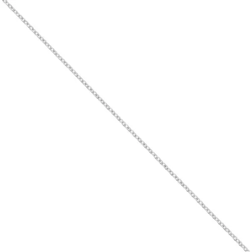 Chaîne maille forçat limée 1,2x1,7 mm en Argent 925 x 1m