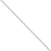Chaîne maille forçat limée 1,2x1,7 mm en Argent 925 x 1m