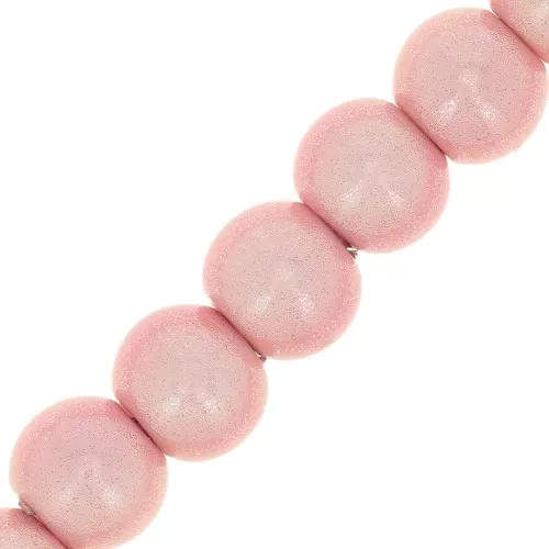 Perles Miracles  8 mm Light Rose x4