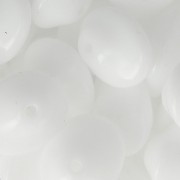 Perles en verre Ufo Beads 7x11 mm Opaque White x20|raw }}