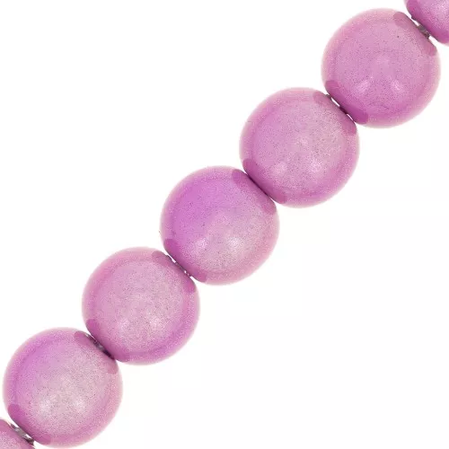 Perles Miracles  8 mm Fuchsia x4
