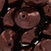 Perles en verre Ufo Beads 7x11 mm Jet Lumi Amethyst x20|raw }}