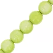 Perles Miracles  8 mm Vert Clair x4
